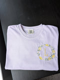 Women's Lemon Monogram Shirt | Comfort Colors Short Sleeve