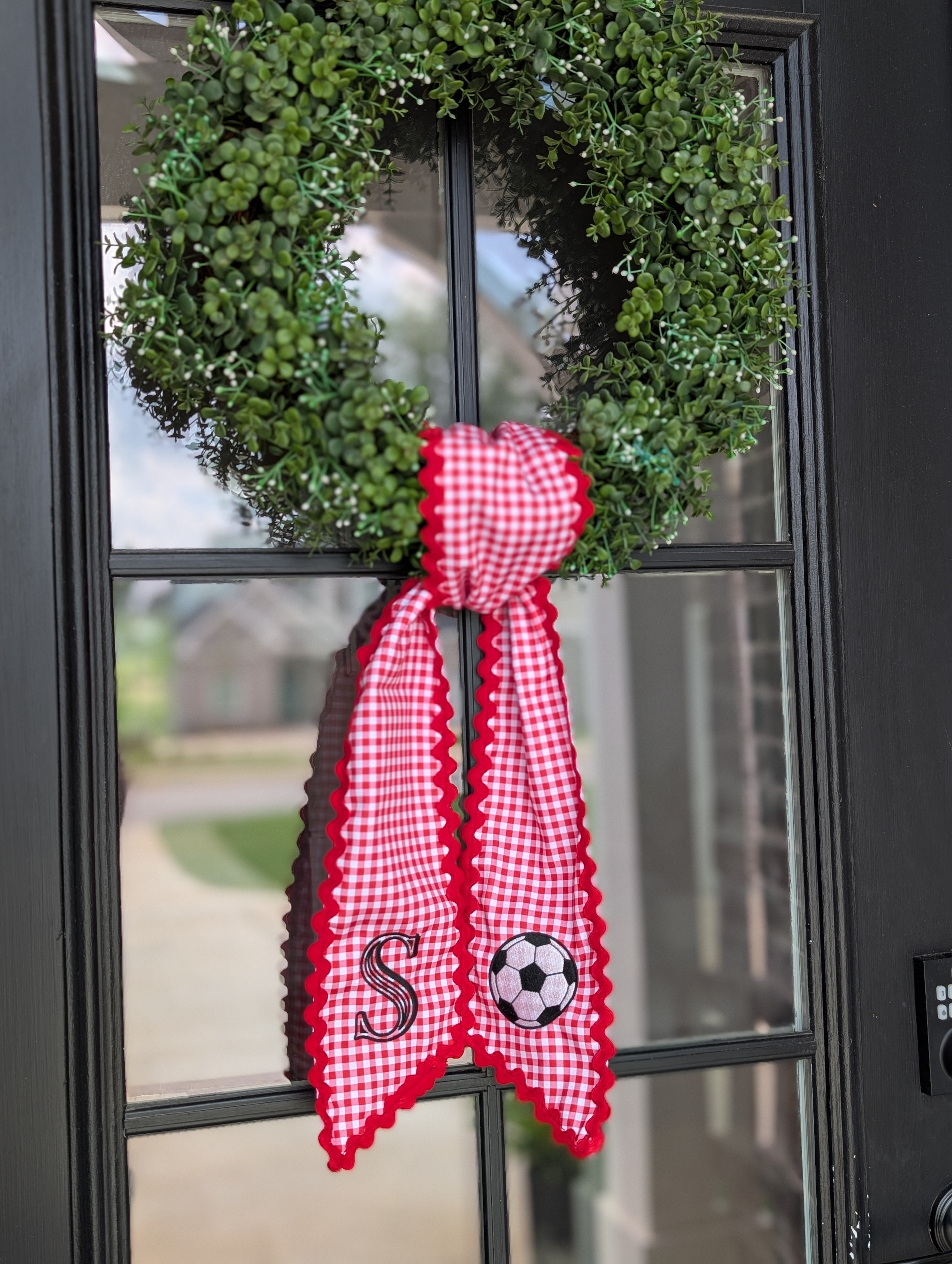 Soccer Wreath Sash