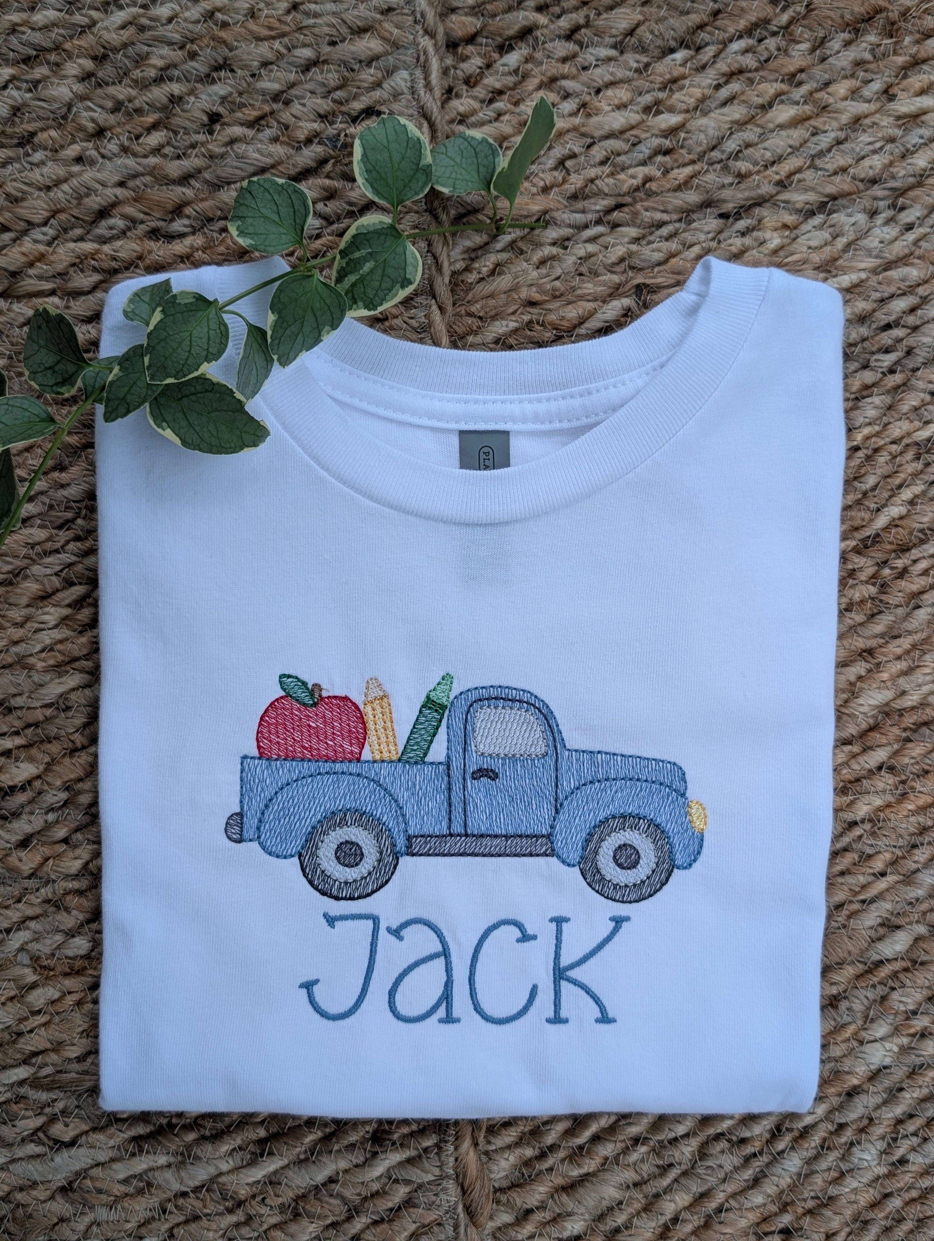 Little Blue Truck Back to School Shirt