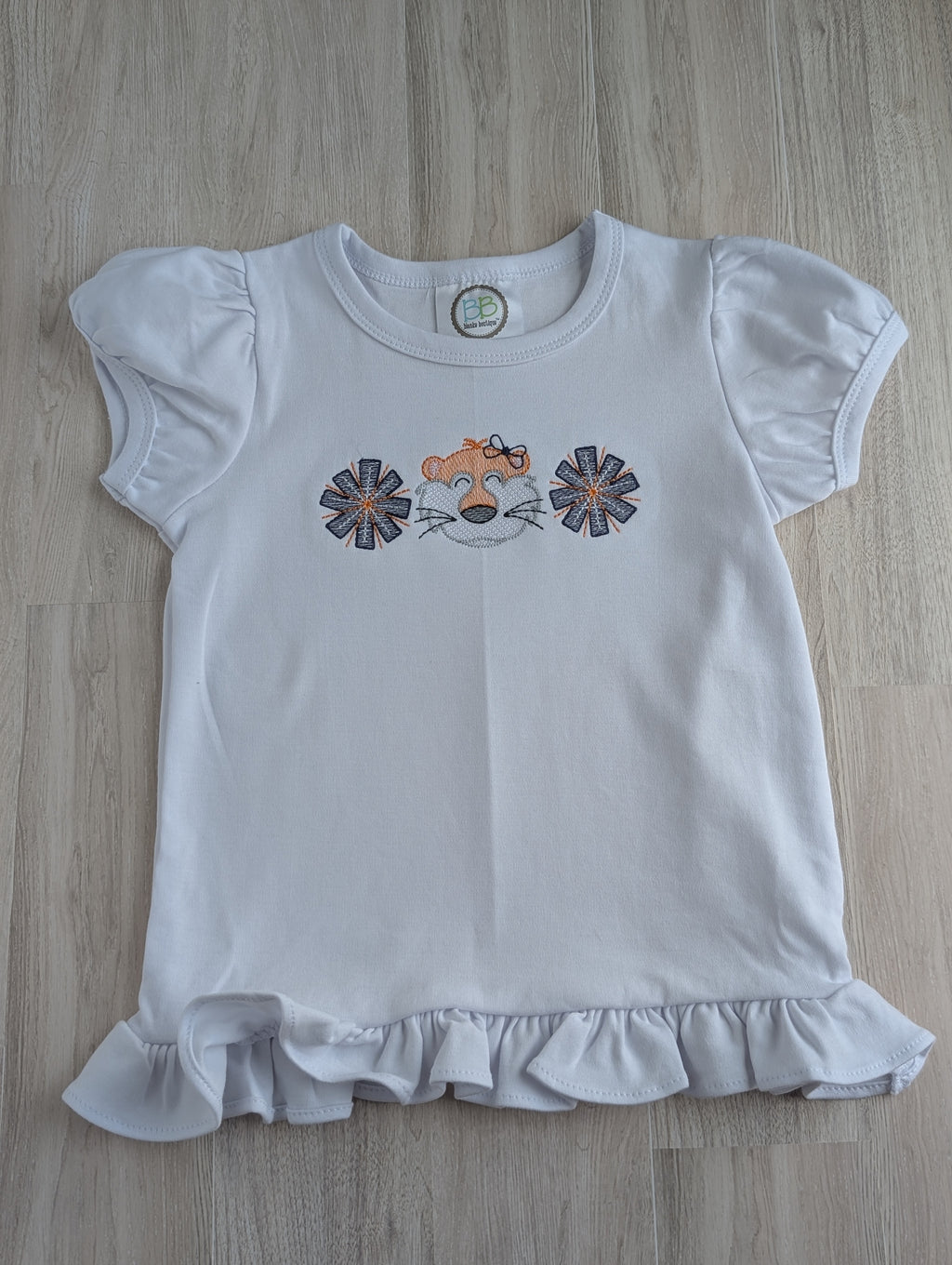 Auburn Aubie Shirt with Pom Poms