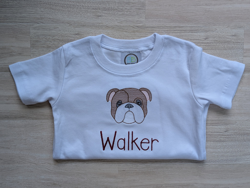 Bulldog Children's Tee and Baby Bubble