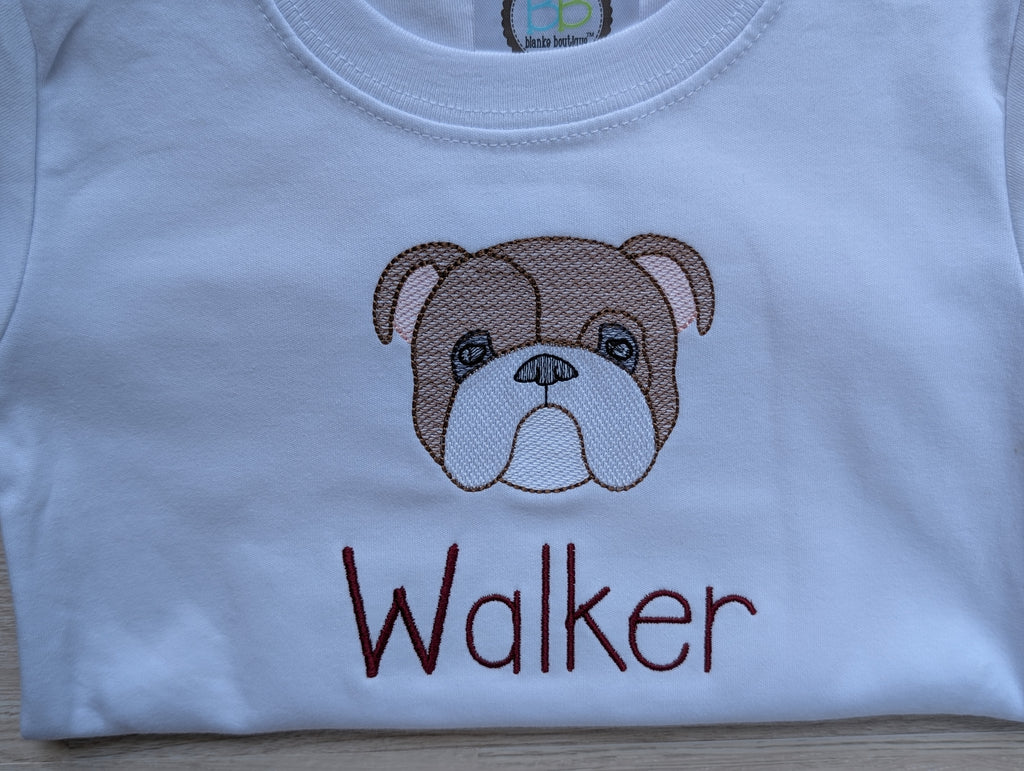 Bulldog Children's Tee and Baby Bubble