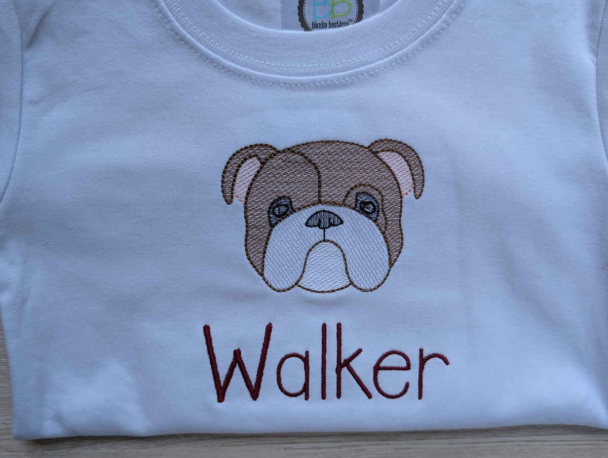 Bulldog Children's Tee and Baby Bubble