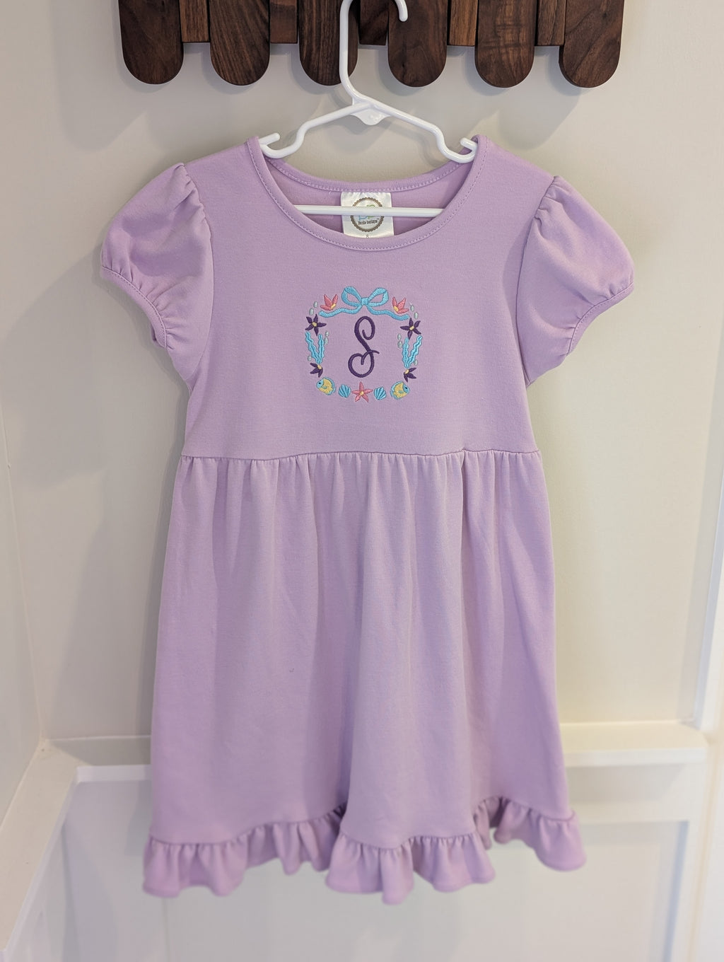Under the Sea Monogram Girls Dress