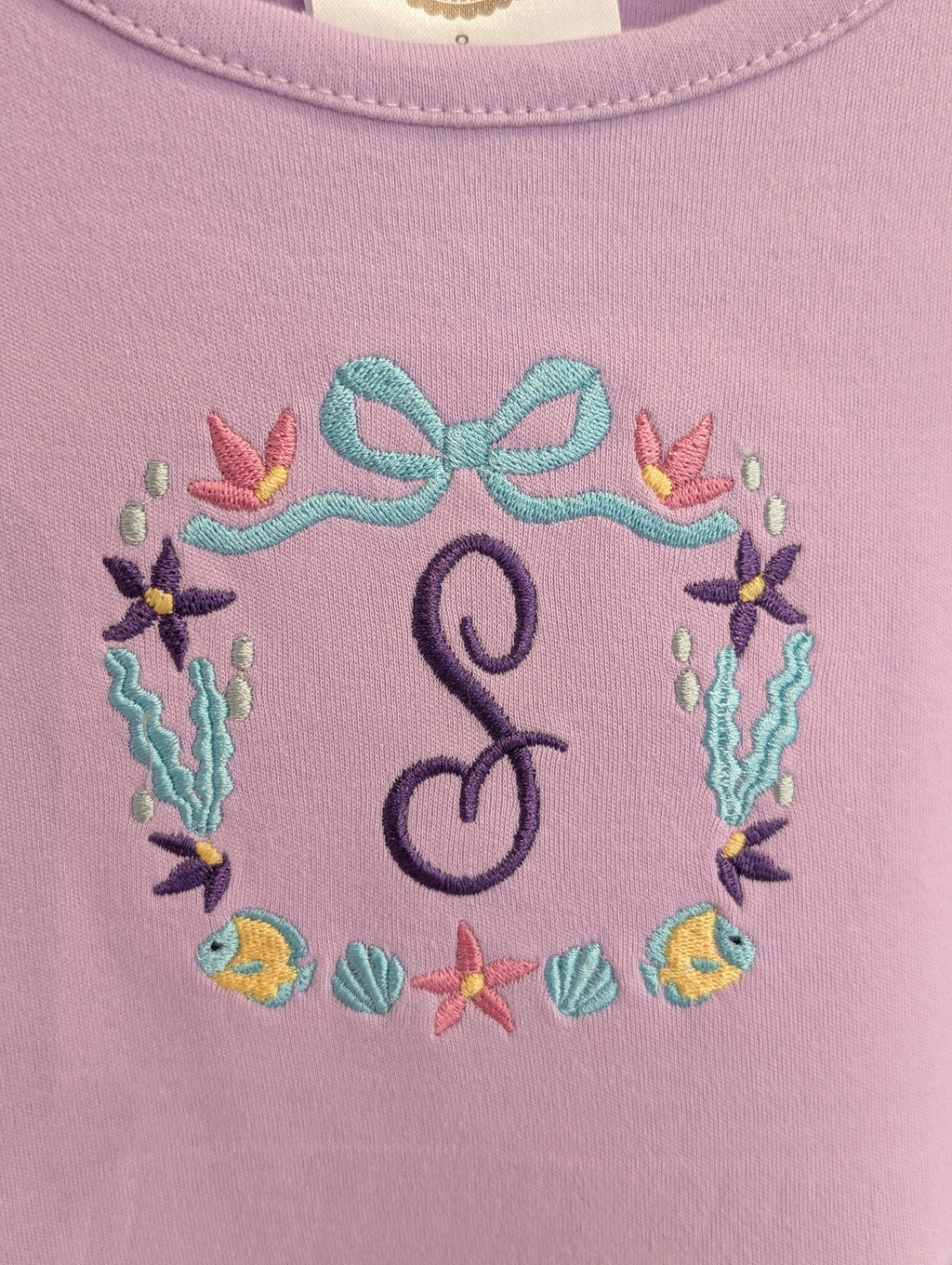 Under the Sea Monogram Girls Dress