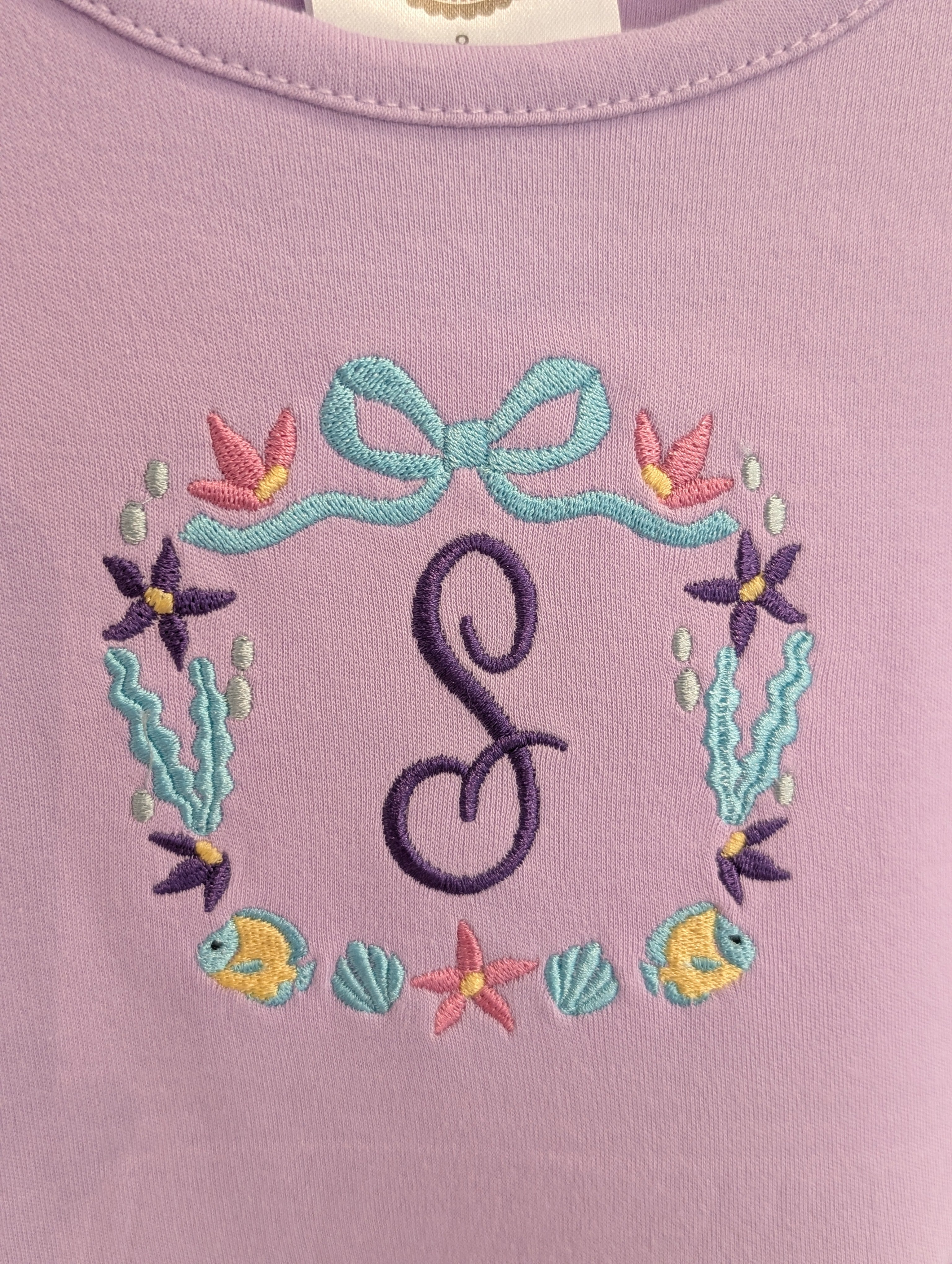 Under the Sea Monogram Girls Dress