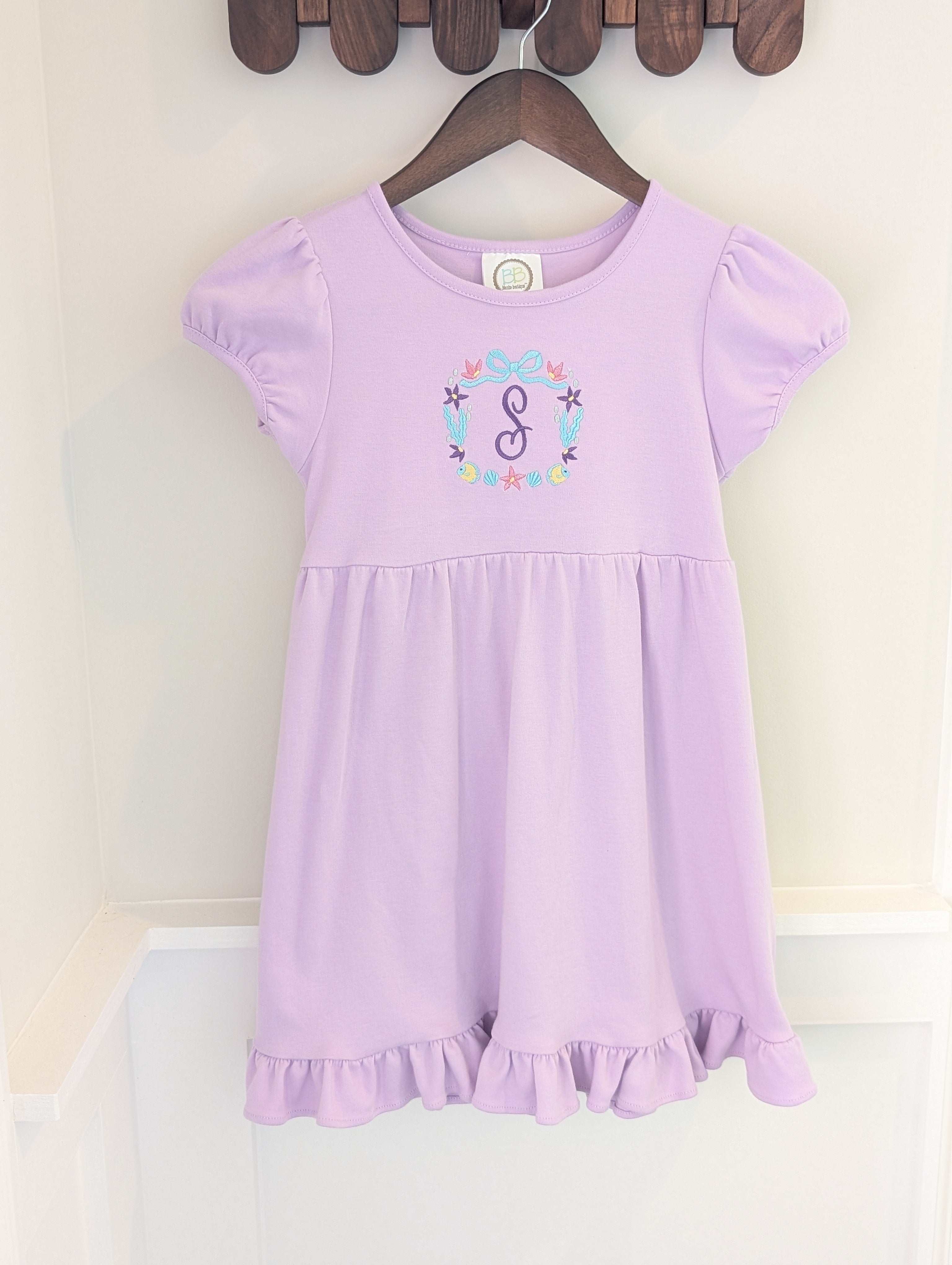 Under the Sea Monogram Girls Dress
