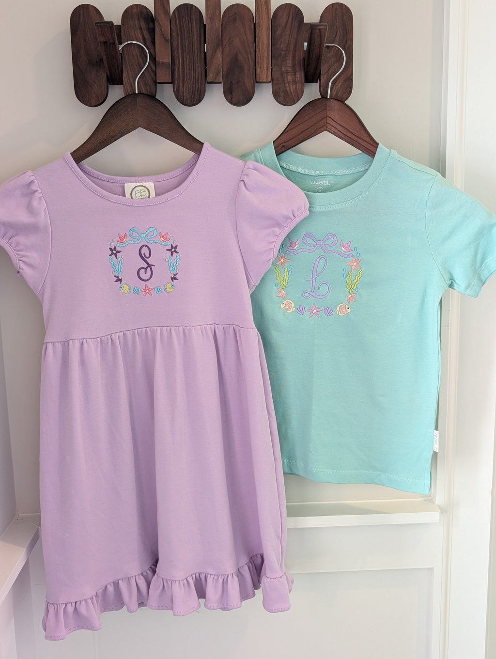 Under the Sea Monogram Girls Dress