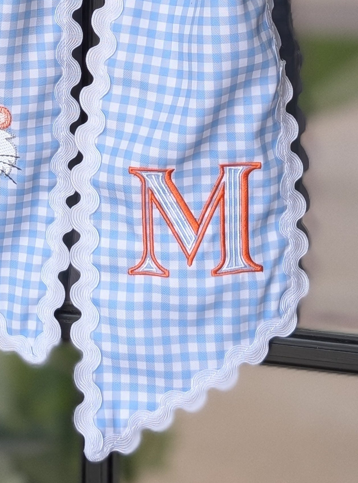 Fabric Pumpkin on Burlap Wreath Sash