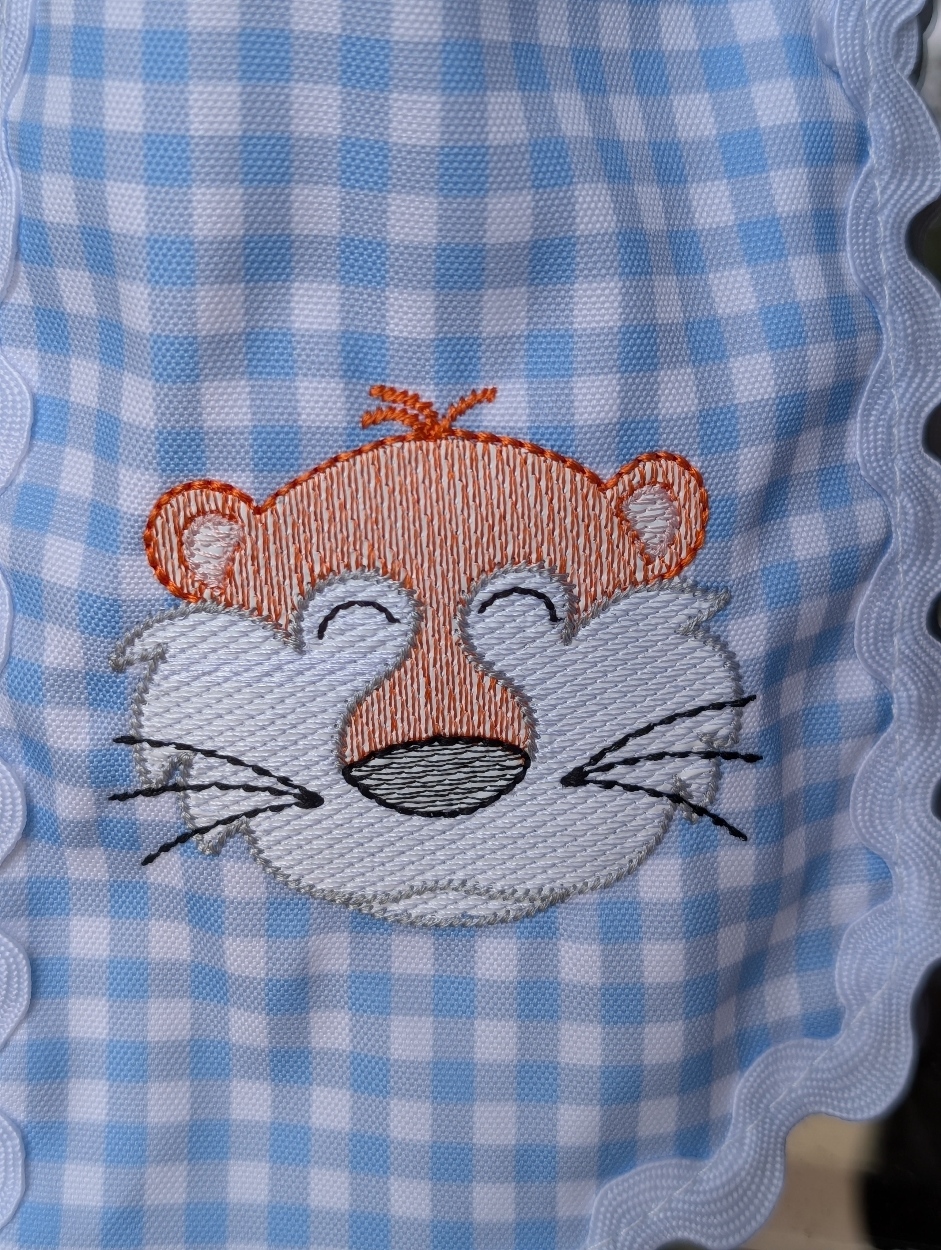 Wreath Sash - Tiger Mascot with Custom Phrase