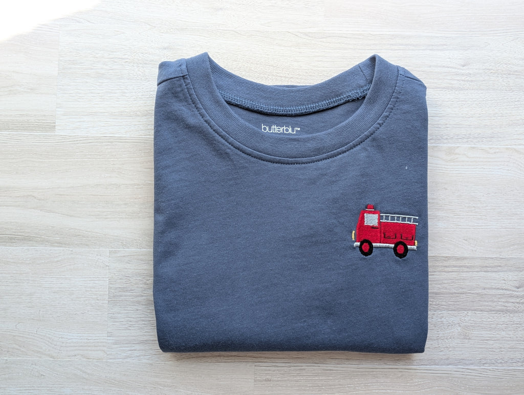 5 Piece Construction & Transportation Shirt Set