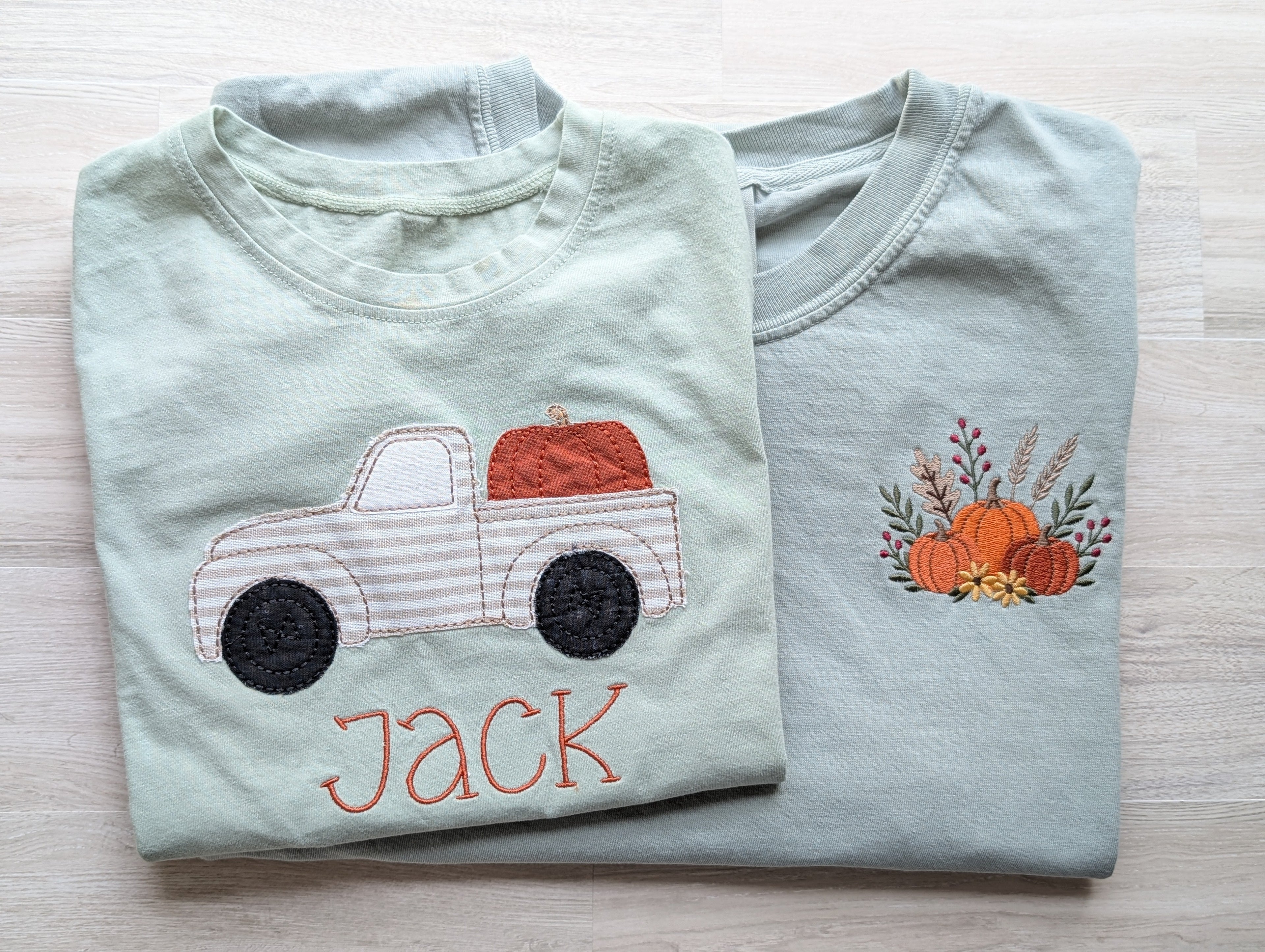 Personalized Pumpkin Patch Applique Shirt