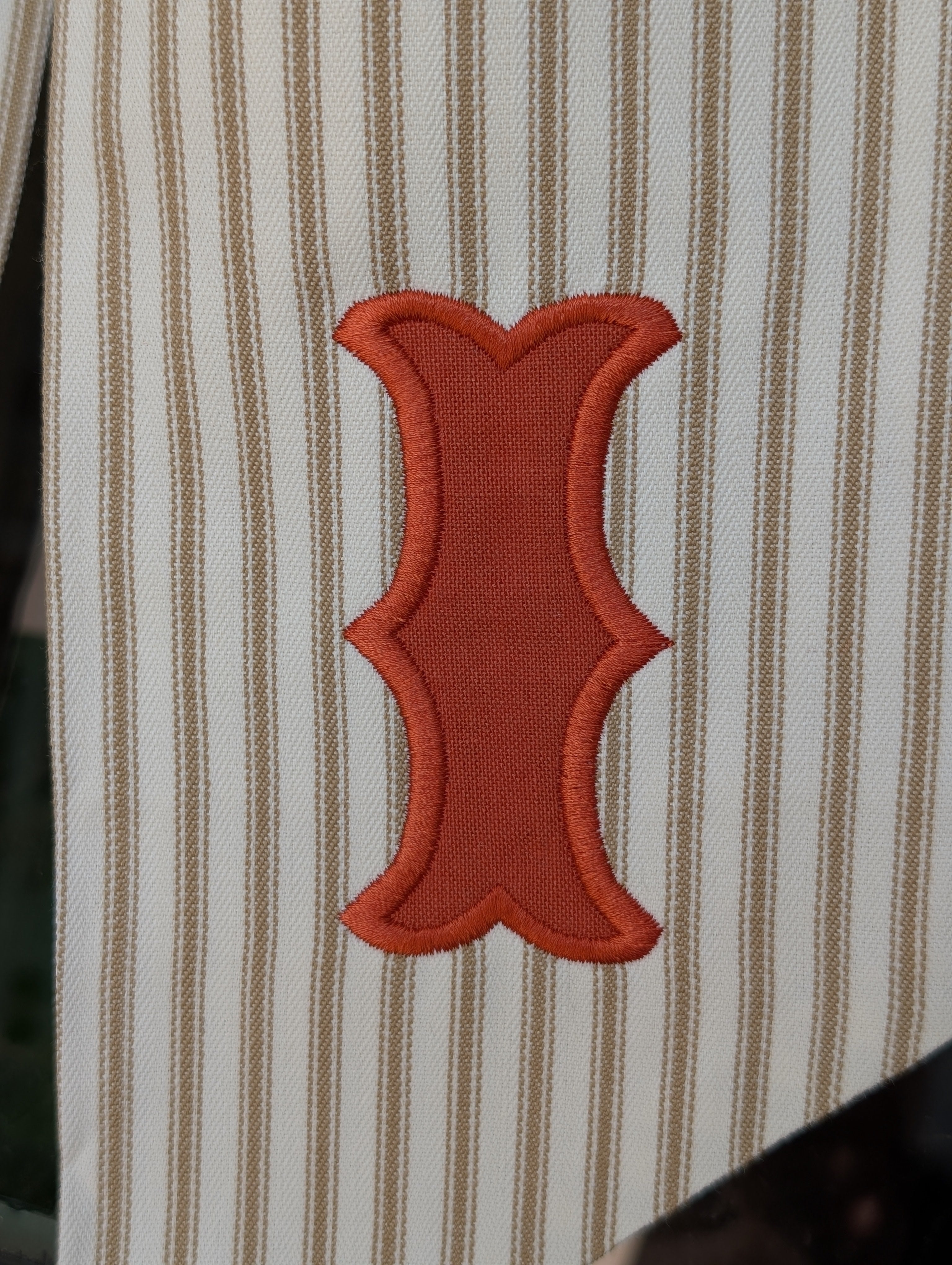 Fabric Pumpkin on Burlap Wreath Sash