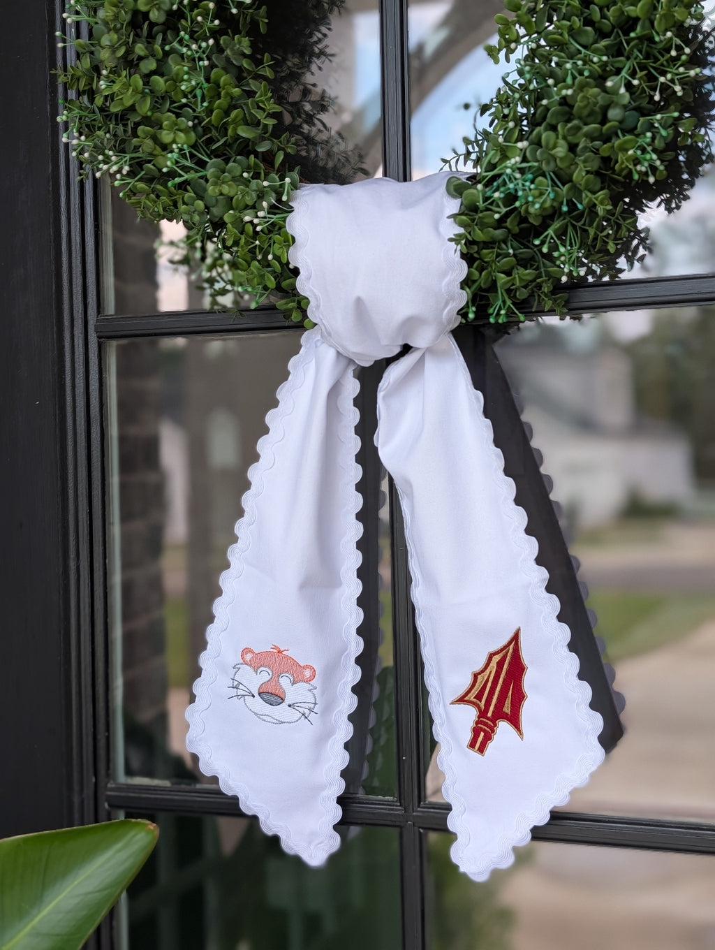 🏈 House Divided Wreath Sash
