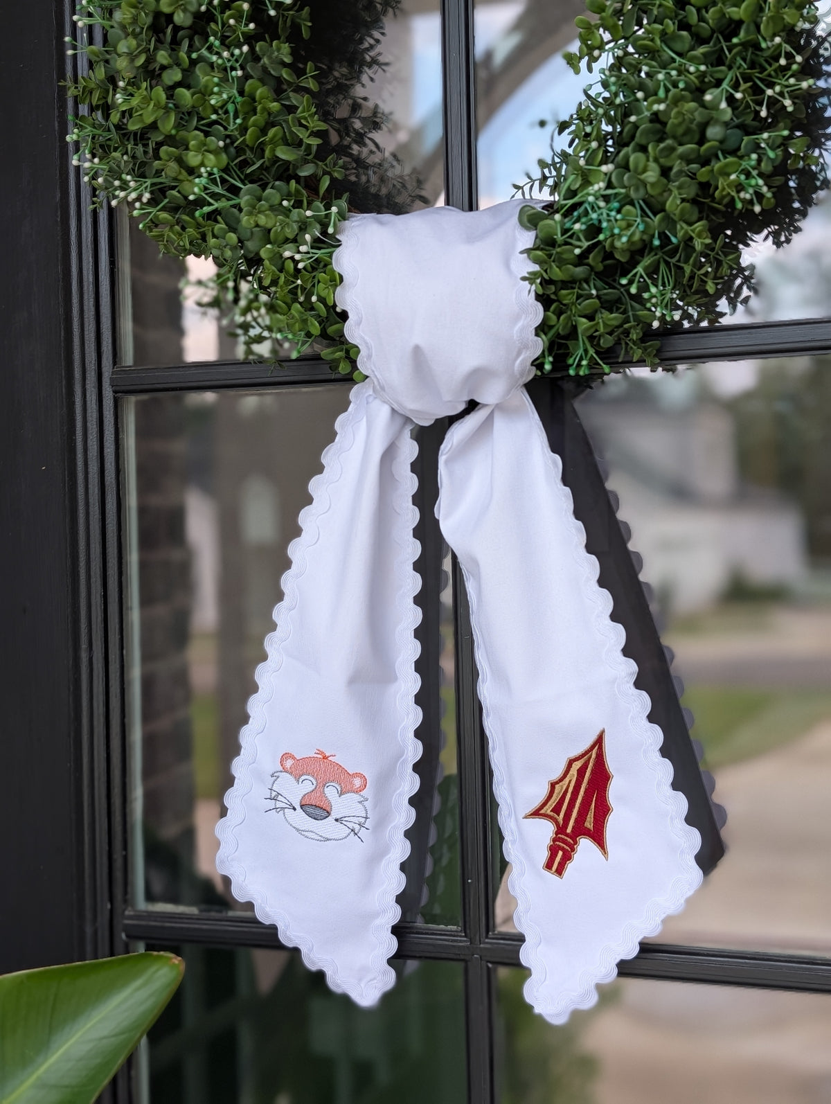 🏈 House Divided Wreath Sash
