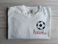 Soccer Ball Personalized Comfort Colors Tee