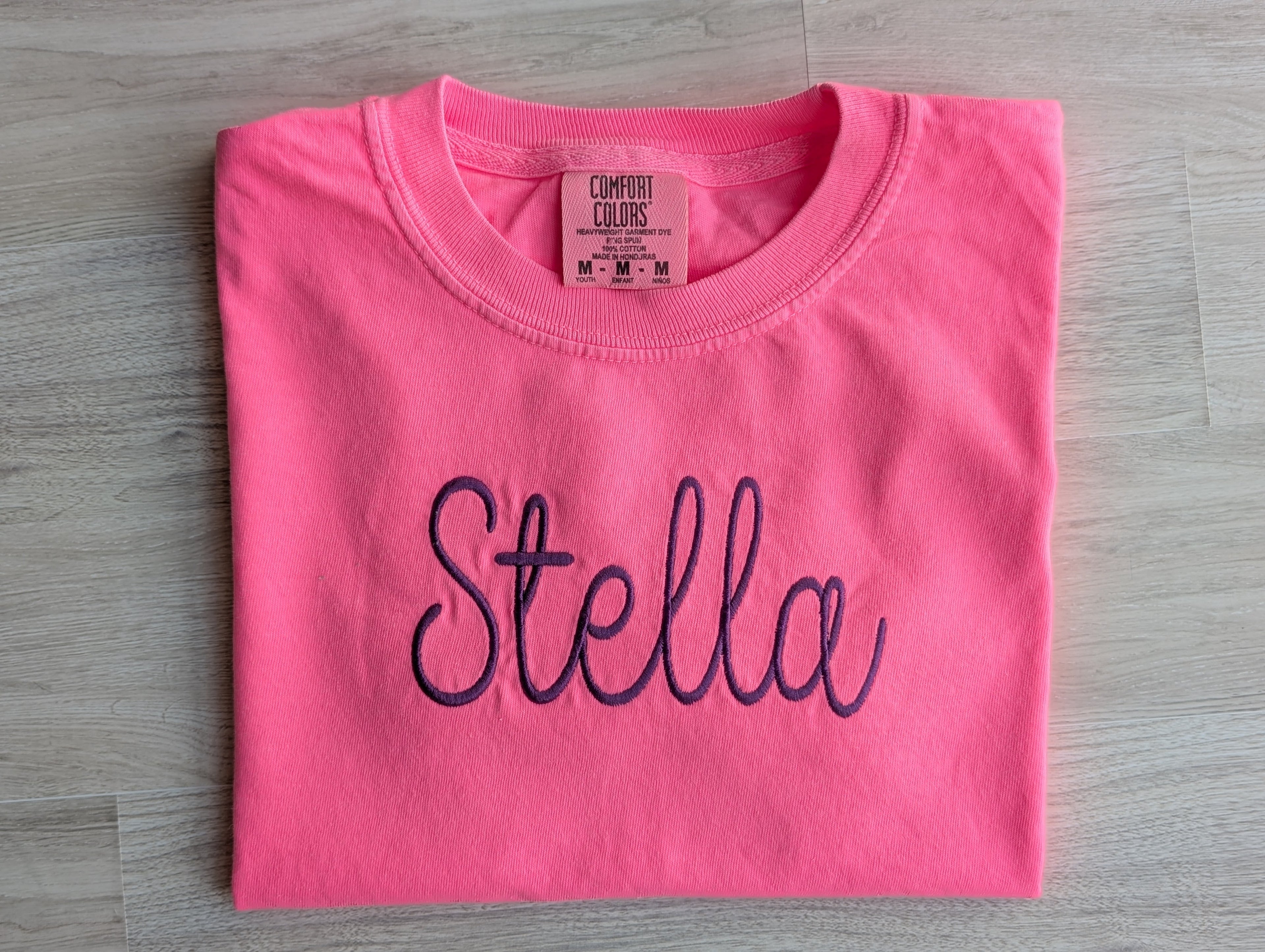 Personalized Youth Name Tee | Comfort Colors