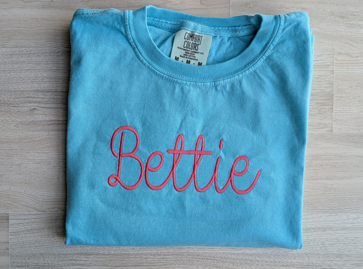 Personalized Youth Name Tee | Comfort Colors