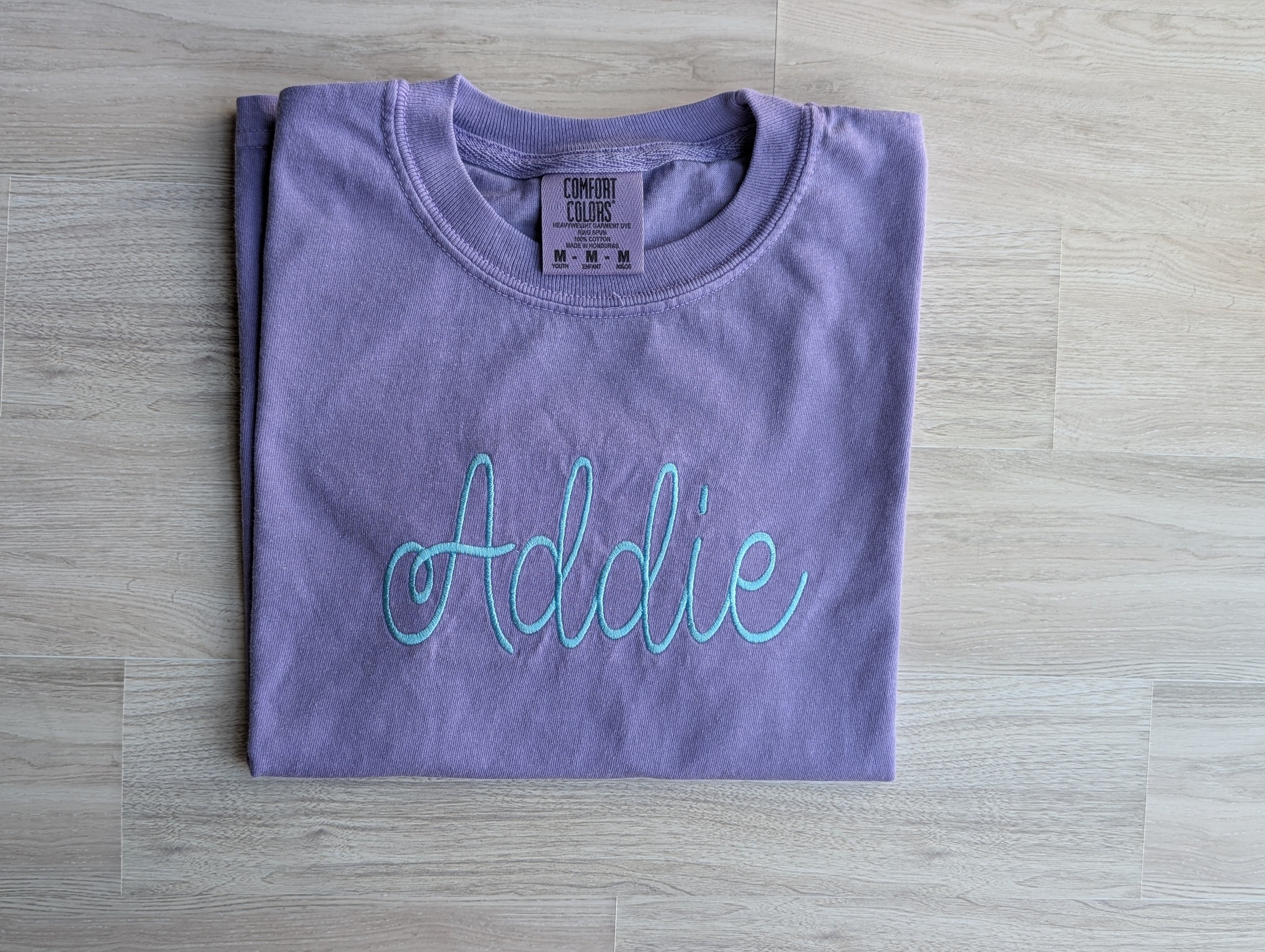 Personalized Youth Name Tee | Comfort Colors