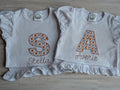 Pumpkin Initial Shirt