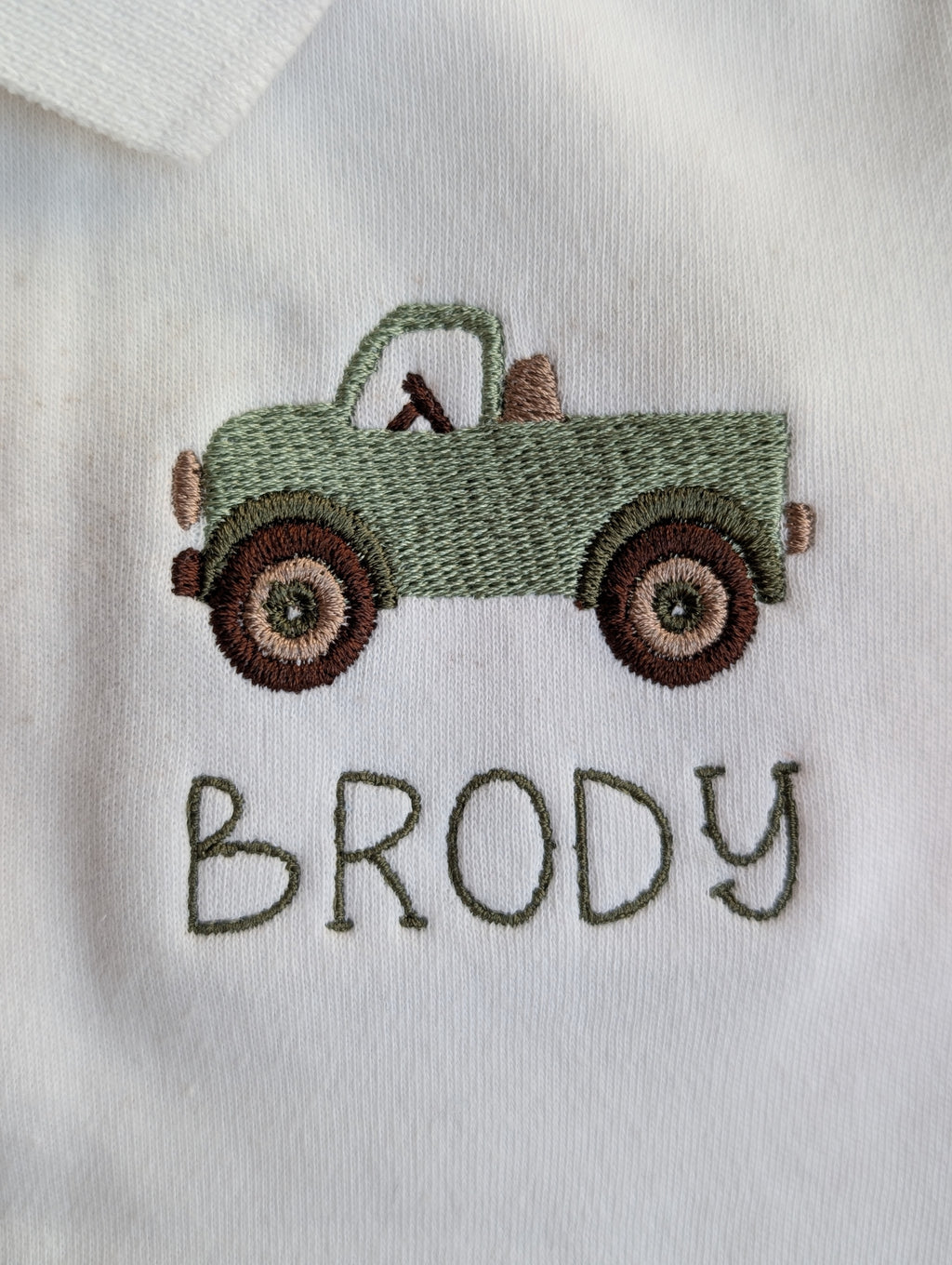 Boys’ Personalized Vintage Truck Polo