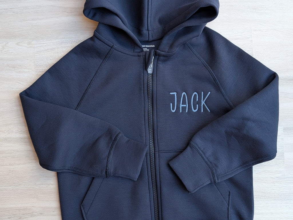 Boys’ Personalized Zip-Up Sweatshirt