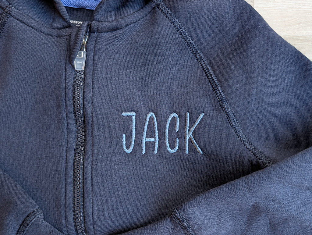 Boys’ Personalized Zip-Up Sweatshirt