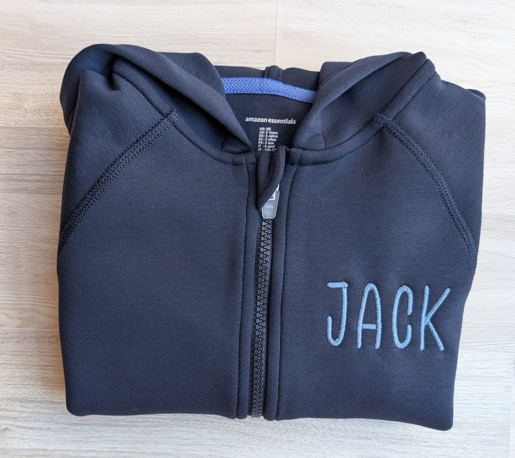 Boys’ Personalized Zip-Up Sweatshirt
