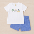 Tiger Mascot Toomer's Oak Embroidered Tee (No Bow)