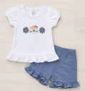 Auburn Aubie Shirt with Pom Poms