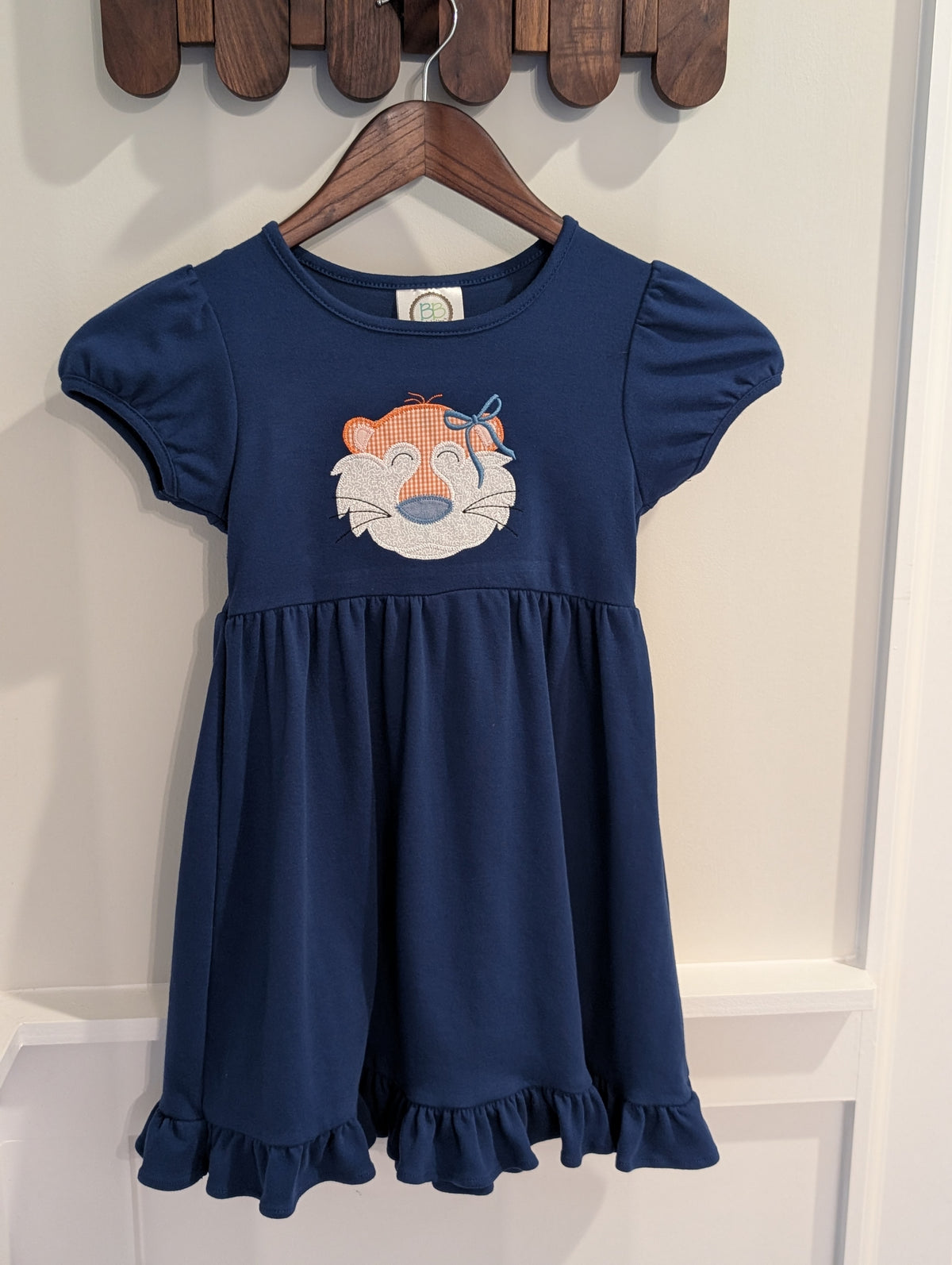 Tiger Appliqué Girls Dress