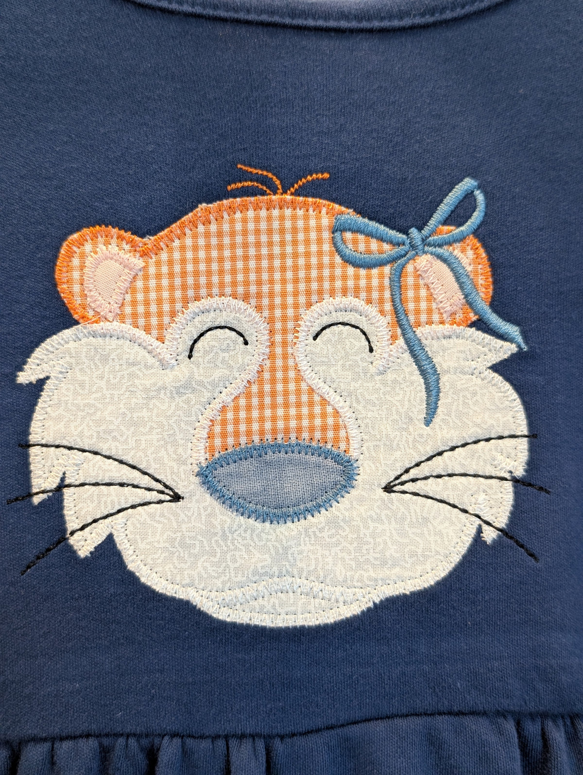 Tiger Appliqué Girls Dress