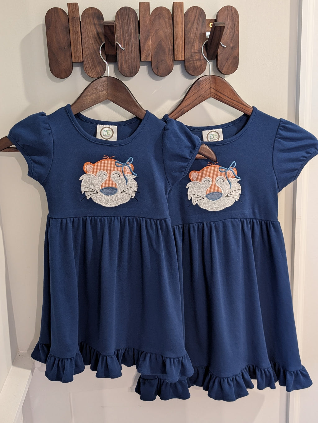 Tiger Appliqué Girls Dress